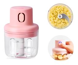 Mini Triturador processador Alimentos Elétrico 3 Lâminas Mini Triturador processador Alimentos Elétrico 3 Lâminas