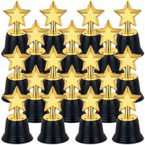 Mini Troféus Estrela Yeonha Toys 11 cm Pacote com 24