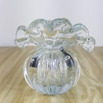 Mini Trouxinha de Murano - Vaso Decorativo de Cristal Transparente