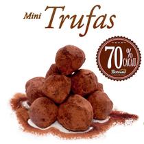 Mini Trufa Chocolate 70% com Cacau em Pó Borússia Chocolates
