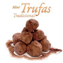 Mini Trufa Sabor Tradicional com Cacau em Pó Borússia Chocolates
