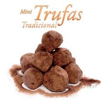 Mini Trufa Sabor Tradicional com Cacau em Pó Borússia Chocolates Peso:Caixa com 150g Mini Trufa Sabor Tradicional com Cacau em Pó Borússia Chocolates Peso:Caixa com 150g