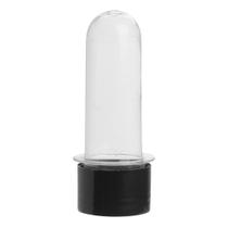 Mini Tubete para Lembrancinha Preto 8cm - 10 Unidades