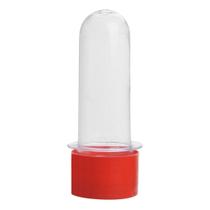 Mini Tubete para Lembrancinha Vermelho 8cm - 10 Unidades