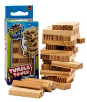 Mini Tumble Tower Game JA-RU Pocket Travel, pacote com 12 unidades para crianças
