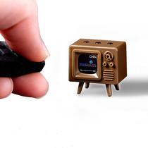 Mini TV tinyTV Mini Ultra Minature USB-C Streaming Brown