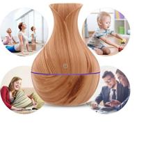 Mini Umidificador Aromatizador Ambientes USB Tipo Madeira