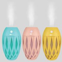 Mini Umidificador USB Ultrassônico Com Luz LED 320ml