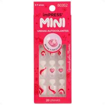 Mini Unhas Autocolantes Infantil Kiss New York Impress Dream Big Imm304b