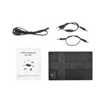 Mini UPS DC Fonte De Alimentação Ininterrupta 5V 9V 12V 220V Com Bateria Substituível 18650 Para