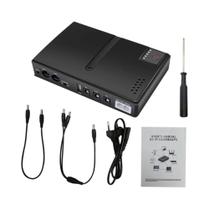 Mini UPS Portátil Bateria 5V 9V 12V Para Câmera WiFi Roteador Alto-falante DC1018L Fonte De