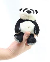 Mini ursinho urso panda 15cm pelúcia macia - casa dos ursos