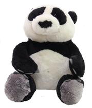 Mini urso panda 15cm de pelúcia delicado presente namorada