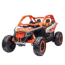 Mini Utv Carro Can Am Maverick Elétrico 24V Infantil Jipe Buggy Led Som Usb Laranja Importway Bw238