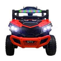 Mini Utv Elétrico Jipe Infantil Com Sons, Led E 4 Motores