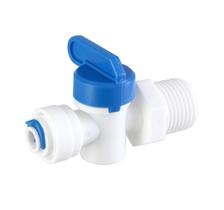 Mini Válvula Abs Para Entrada De Água - Rosca 1/2Xmang. 1/4