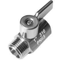 Mini válvula de esfera Beduan em aço inoxidável (316) 1 NPT