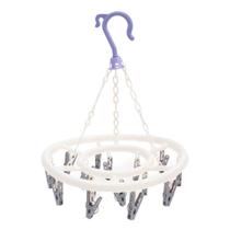 Mini varal com 16 prendedores de plástico - Simplo