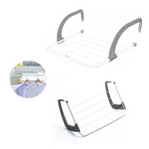 Mini Varal Kit 2 Unidades Portatil Secador de Roupa Externo Banheiro Box Lavanderia Janela