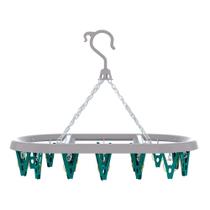 Mini varal Oval com 24 Prendedores Flash Limp LAV6803 Mini varal Oval com 24 Prendedores Flash Limp LAV6803