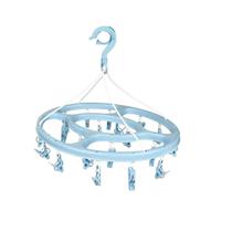 Mini Varal Oval Mor Azul 24 Prendedores