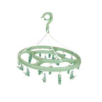 Mini Varal Oval Verde 24 Prendedores