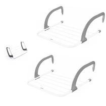 Mini Varal Portatil Kit 2 Unidades Janela Box Banheiro Lavanderia Secador de Roupa Externo - ABMIDIA