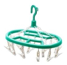 Mini Varal Redondo 18 Prendedores Verde Oval Calcinha Cueca