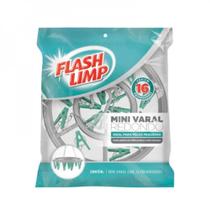 Mini varal redondo com 16 prendedores Flash Limp Mini varal redondo com 16 prendedores Flash Limp