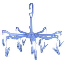 Mini varal redondo com gancho giratório e 16 pregadores Mini varal redondo com gancho giratório e 16 pregadores