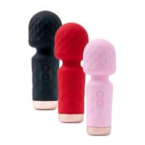 Mini Varinha Mágica 10 Modos de Vibração 11,5cm x 4cm Recarregável Hero