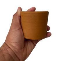 Mini Vaso de barro para cacto c/10 unidades 8 cm largura 7 cm altura