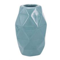 Mini vaso de ceramica azul turquesa 7,5cm x 7,5cm x 12cm Mini vaso de ceramica azul turquesa 7,5cm x 7,5cm x 12cm