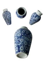 Mini Vaso de Cerâmica Portuguesa Decorativo Colonial Vintage