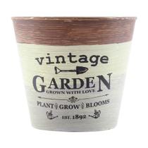 Mini Vaso De Planta Cachepot Estampado Decorado 11cm