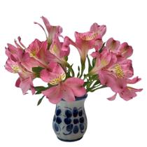 Mini vaso de Porcelana Pintado à mão - colonial - Monte Sião