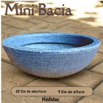 mini Vaso Decorativo Bacia em polietileno escovado 22cm para suculentas cactos mini Vaso Decorativo Bacia em polietileno escovado 22cm para suculentas cactos