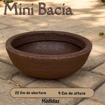 mini Vaso Decorativo Bacia em polietileno escovado 22cm para suculentas cactos mini Vaso Decorativo Bacia em polietileno escovado 22cm para suculentas cactos