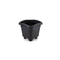 Mini Vaso Quadrado Preto 0,55Lts Injeplastec