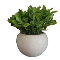 MINI VASO REDONDO FOLHAGEM 5X5cm - PONTO DAS FESTAS