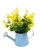 Mini Vaso Regador Decorativo De Alumínio Com Pick Lembrancinha Delicada