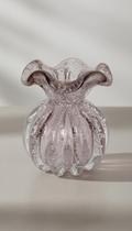 Mini Vaso Trouxinha de Murano Rosa Claro - 01 Unidade Mini Vaso Trouxinha de Murano Rosa Claro - 01 Unidade