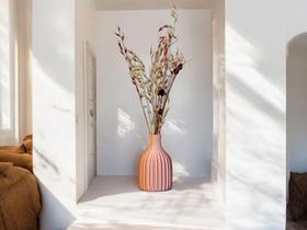 Mini vasos minimalistas decoração - material plástico - Cor Cobre