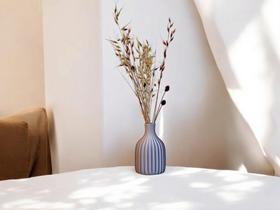 Mini vasos minimalistas decoração - material plástico - Cor Ouro Rosê