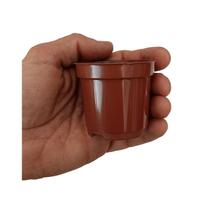 Mini Vasos pote 6 marrom 25 unidades vasos para mini suculentas cactos lembrancinha artesanato fazer mudas de suculentas plantas geral