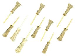 Mini Vassoura De Bruxa Halloeen 10unidades