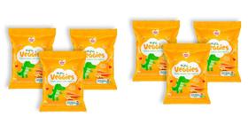 MINI VEGGIES GRÃO DE BICO E CENOURA 6x18g - NHAMI MAMI
