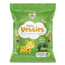 Mini Veggies Snack Assado Vegetais Ervilha e Brócolis Zero Glúten, Nhami Mami 18g