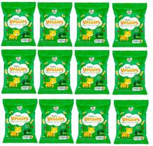Mini Veggies Snack Ervilha E Brócolis 12x18g - Nhami Mami