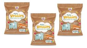Mini Veggies Snacks Feijão Arroz E Cenoura Nhami Mami 3x18g